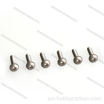 M3 fa&#39;atagata fa&#39;ameamea Titanium Round Head Screws